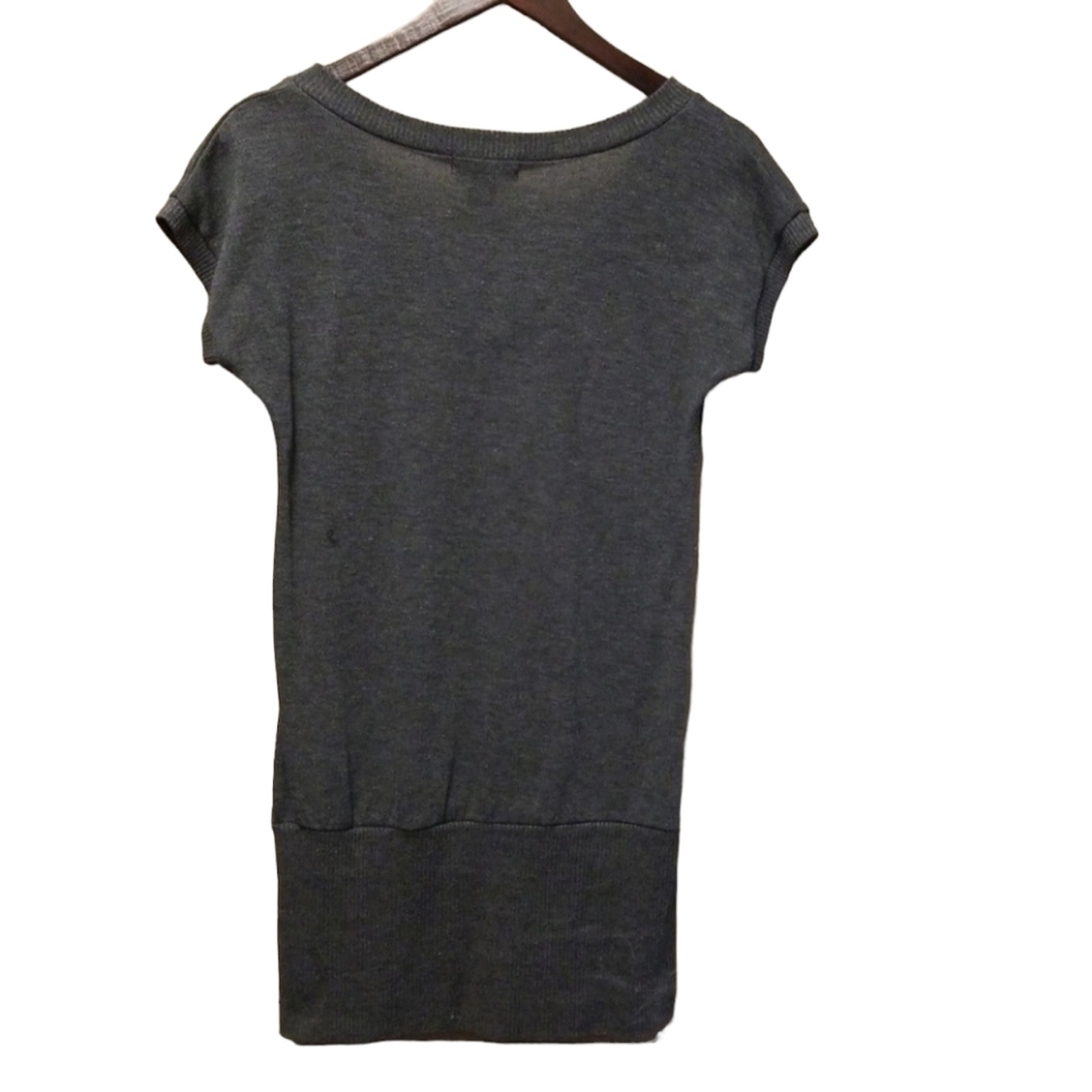 Delcious Tunic Grey Sweater - Medium - Picture 2 of 4